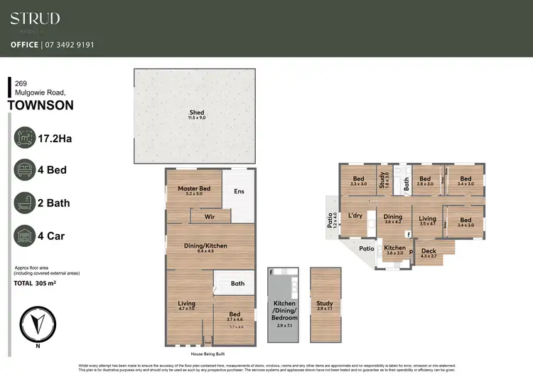 Floorplan of Homely house listing, 269 Mulgowie Road, Townson QLD 4341