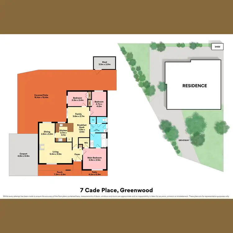 Floorplan of Homely house listing, 7 Cade Place, Greenwood WA 6024