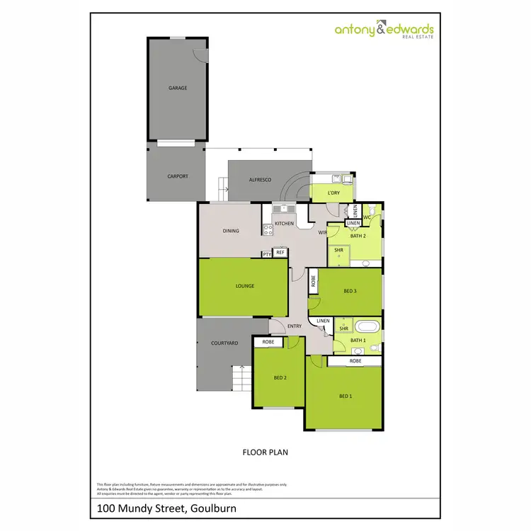 Floorplan of Homely house listing, 100 Mundy Street, Goulburn NSW 2580