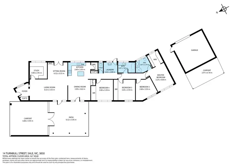 Floorplan of Homely house listing, 14-16 Turnbull Street, Sale VIC 3850