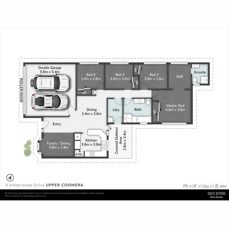 Floorplan of Homely house listing, 4 Amberwood Drive, Upper Coomera QLD 4209
