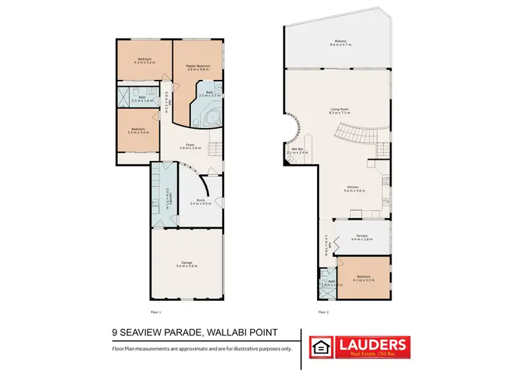Floorplan of Homely townhouse listing, 9 Seaview Parade, Wallabi Point NSW 2430