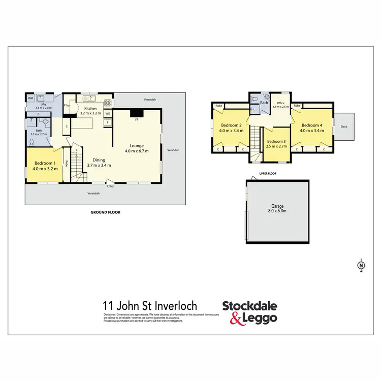 Floorplan of Homely house listing, 11 John Street, Inverloch VIC 3996