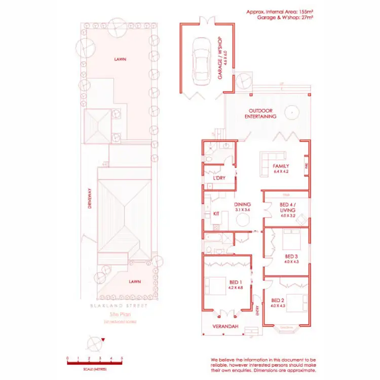 Floorplan of Homely house listing, 42 Blaxland Street, Hunters Hill NSW 2110
