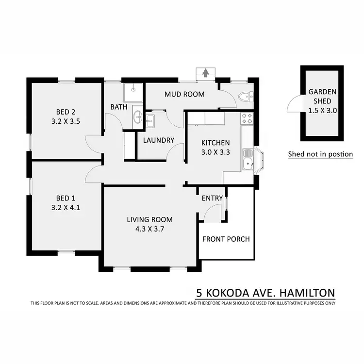 Floorplan of Homely house listing, 5 Kokoda Avenue, Hamilton VIC 3300
