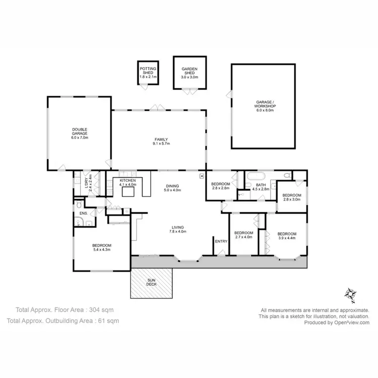 Floorplan of Homely house listing, 2 McKenzies Road, Leslie Vale TAS 7054