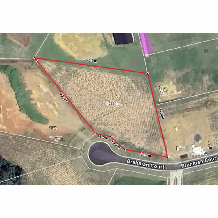 Floorplan of Homely land listing, 4 Brahman Court, Tanby QLD 4703