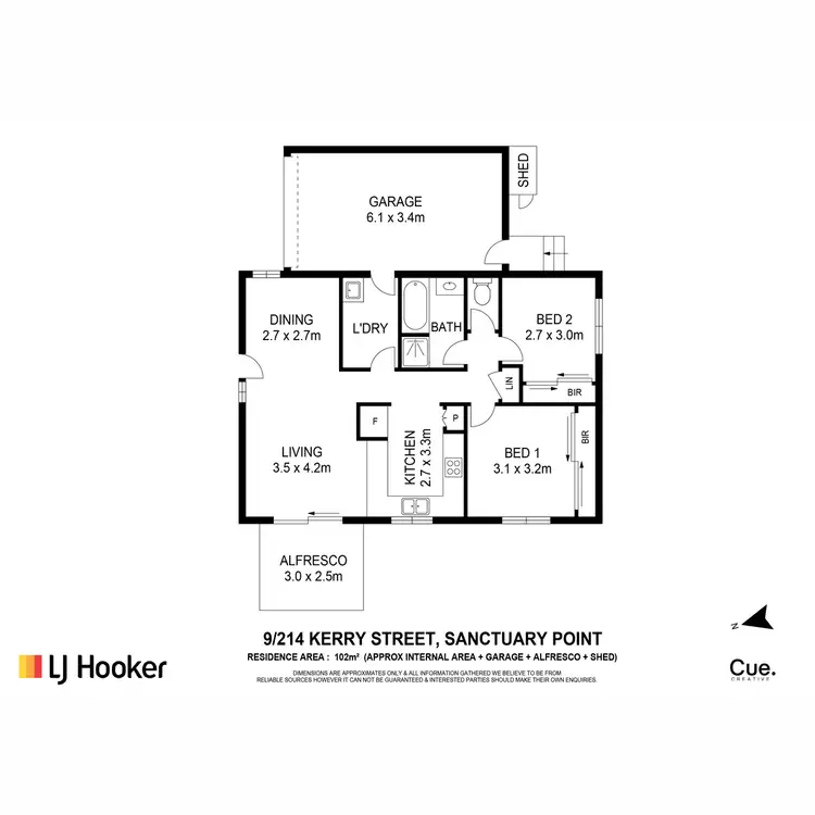 Floorplan of Homely house listing, 9/214 Kerry Street, Sanctuary Point NSW 2540