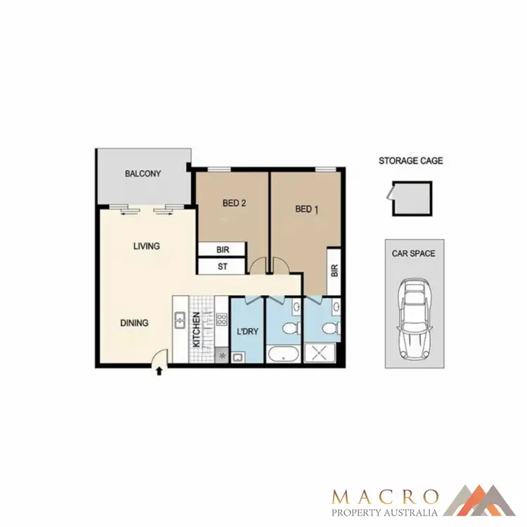 Floorplan of Homely apartment listing, 709/1-5 Weston Street, Rosehill NSW 2142