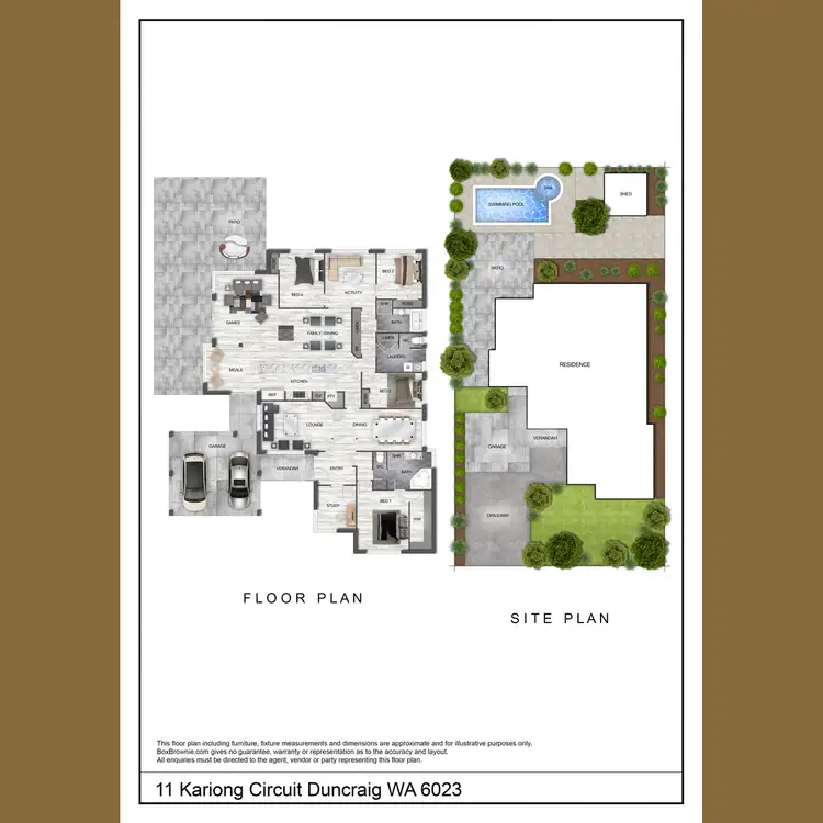 Floorplan of Homely house listing, 11 Kariong Circuit, Duncraig WA 6023