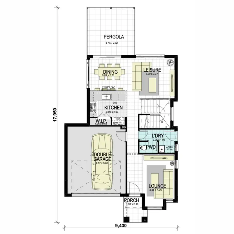 Floorplan of Homely house listing, 16 Jasper Way, Leppington NSW 2179