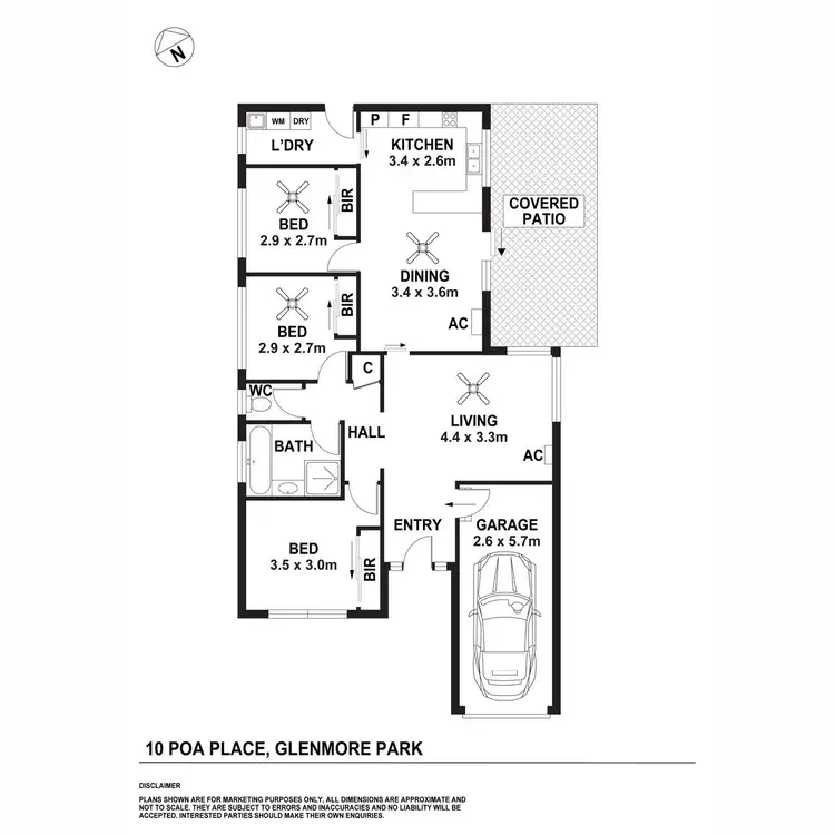 Floorplan of Homely house listing, 10 Poa Place, Glenmore Park NSW 2745