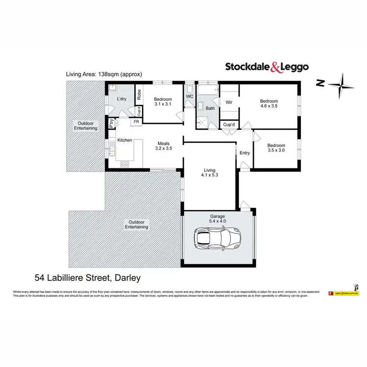 Floorplan of Homely house listing, 54 Labilliere Street, Maddingley VIC 3340