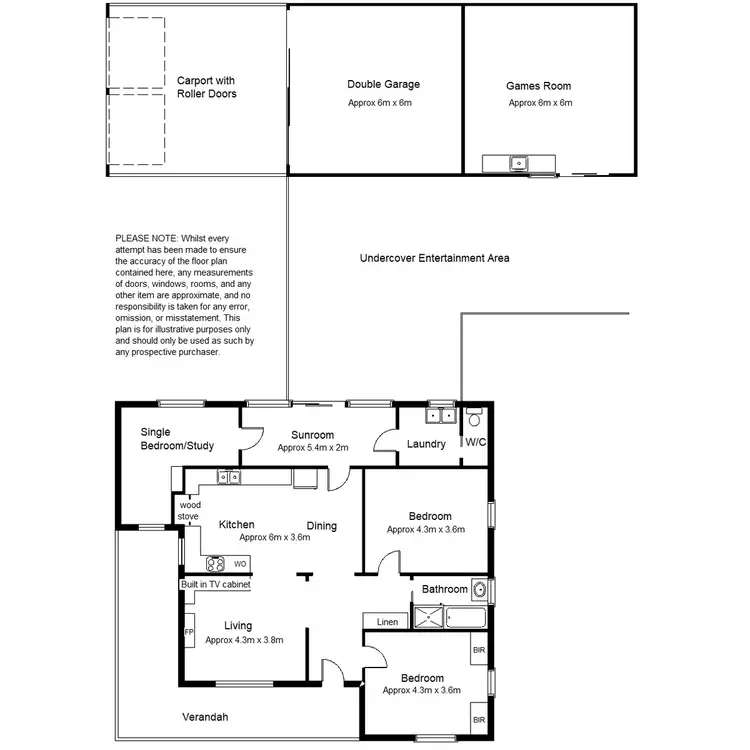 Floorplan of Homely house listing, 6-8 Hays Street, Port Augusta SA 5700