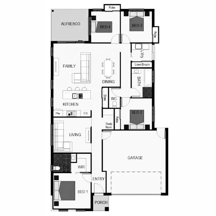 Floorplan of Homely house listing, Address available on request