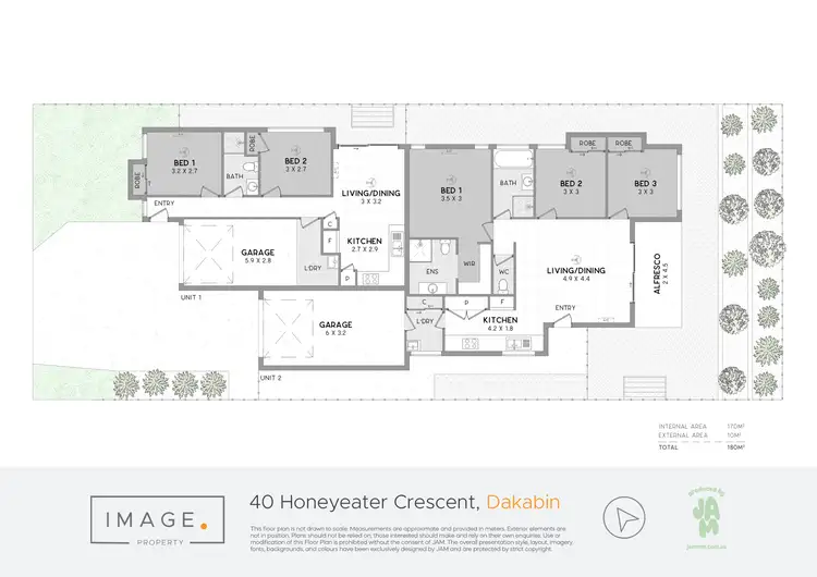 Floorplan of Homely house listing, 40 Honeyeater Crescent, Dakabin QLD 4503