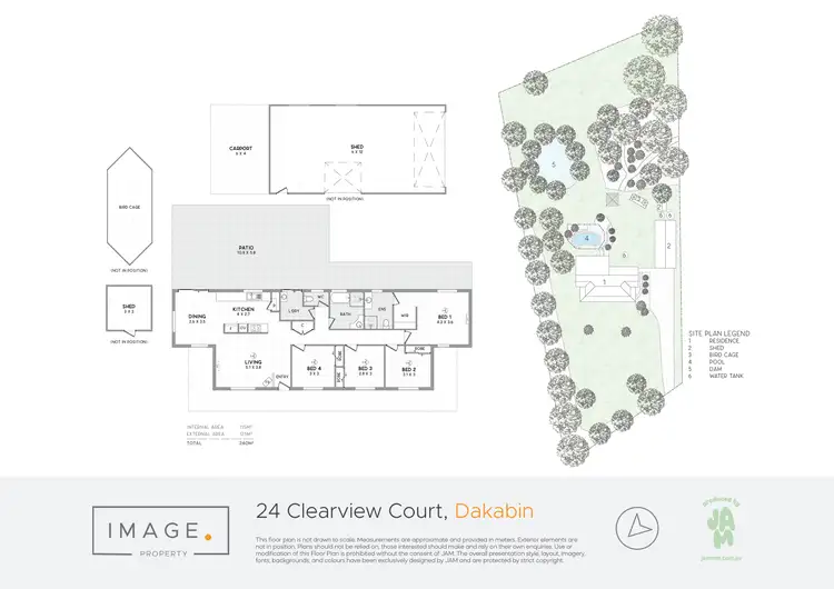 Floorplan of Homely house listing, 24 Clearview Court, Dakabin QLD 4503