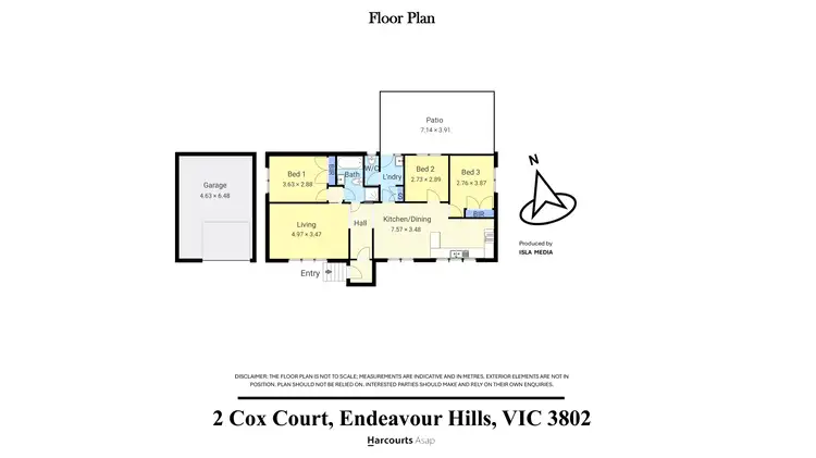Floorplan of Homely house listing, 2 Cox Court, Endeavour Hills VIC 3802