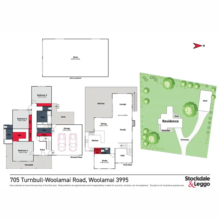 Floorplan of Homely house listing, 705 Turnbull-Woolamai Road, Woolamai VIC 3995