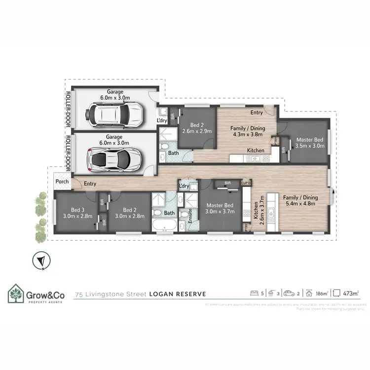 Floorplan of Homely house listing, A&B/75 Livingstone Street, Logan Reserve QLD 4133