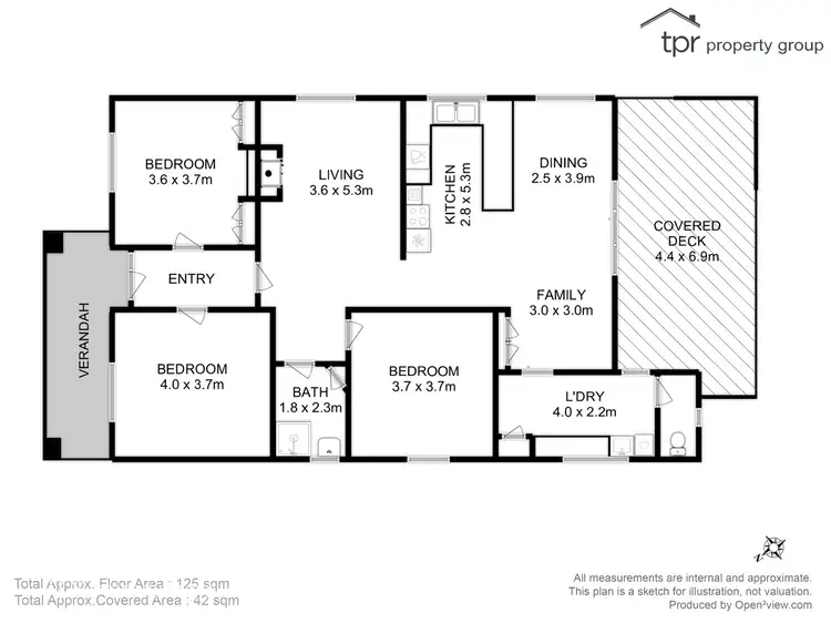 Floorplan of Homely house listing, 1/116 Main Street, Huonville TAS 7109