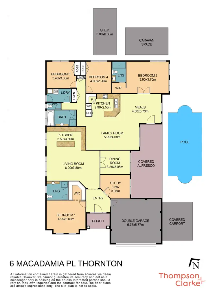 Floorplan of Homely house listing, 6 Macadamia Place, Thornton NSW 2322