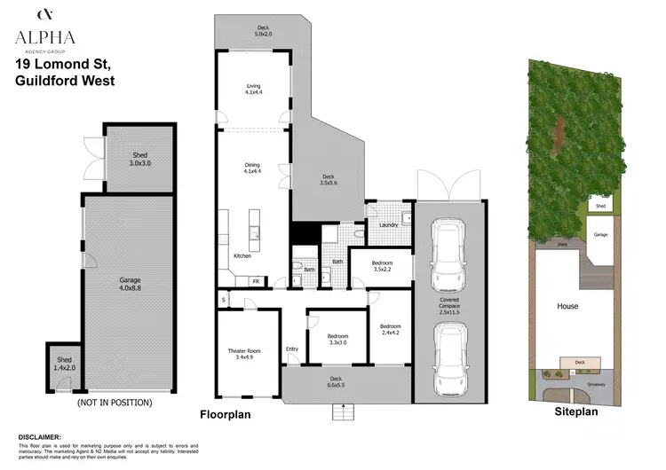 Floorplan of Homely house listing, 19 Lomond Street, Guildford NSW 2161