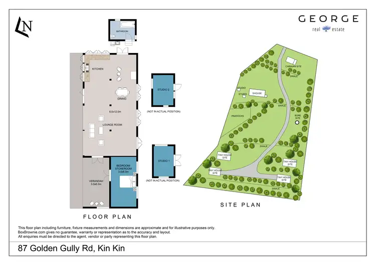 Floorplan of Homely house listing, 87 Golden Gully Road, Kin Kin QLD 4571