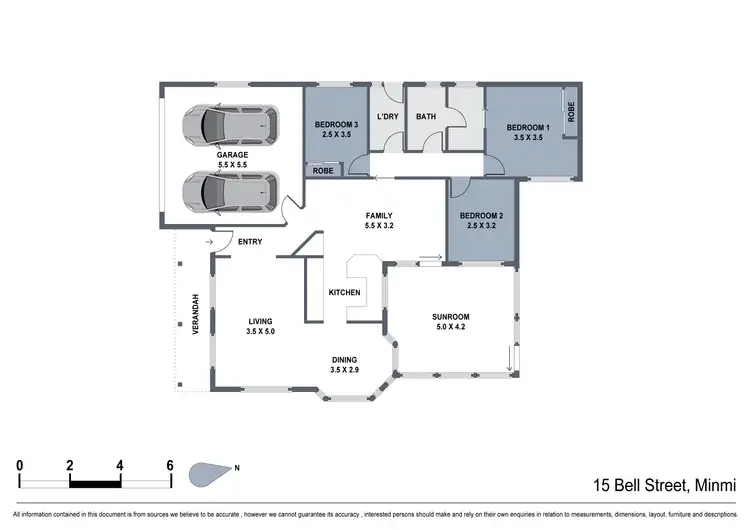 Floorplan of Homely house listing, 15 Bell Street, Minmi NSW 2287