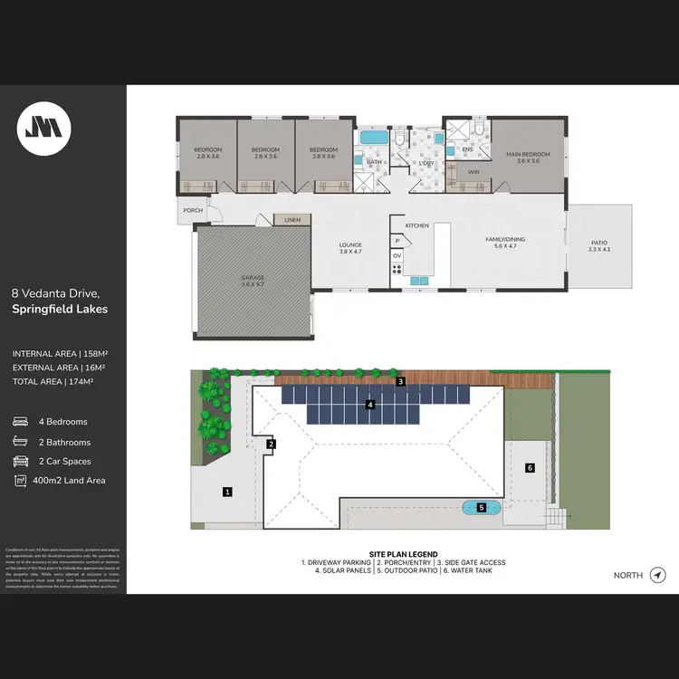 Floorplan of Homely house listing, 8 Vedanta Drive, Springfield Lakes QLD 4300
