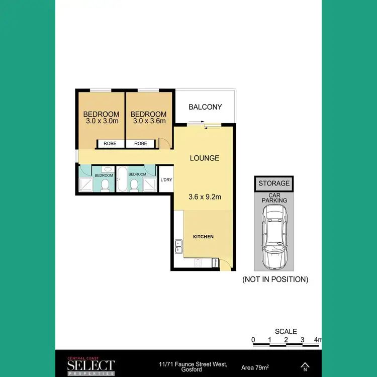 Floorplan of Homely apartment listing, 11/71-73 Faunce Street West, Gosford NSW 2250