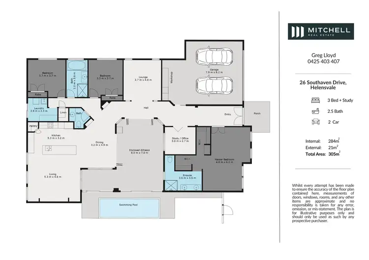 Floorplan of Homely house listing, 26 Southaven Drive, Helensvale QLD 4212