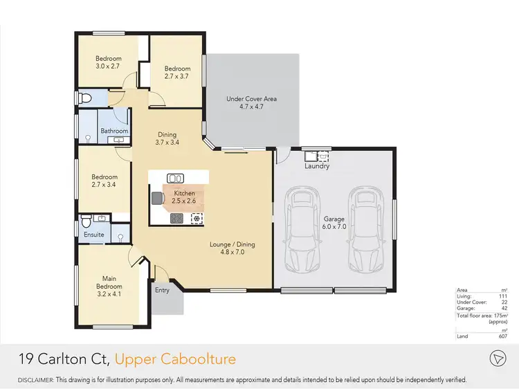 Floorplan of Homely house listing, 19 Carlton Court, Upper Caboolture QLD 4510