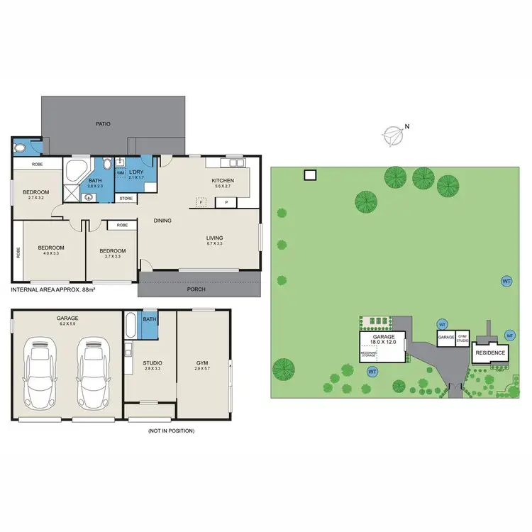 Floorplan of Homely rural property listing, 166 Sandy Creek Road, Mount Vincent NSW 2323