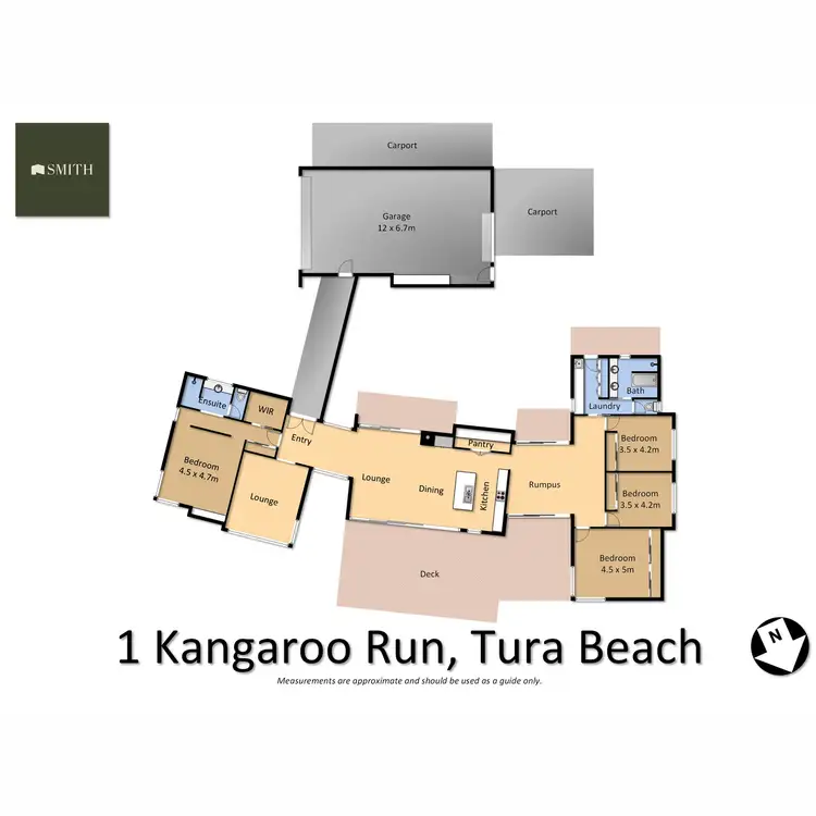 Floorplan of Homely house listing, 1 Kangaroo Run, Tura Beach NSW 2548
