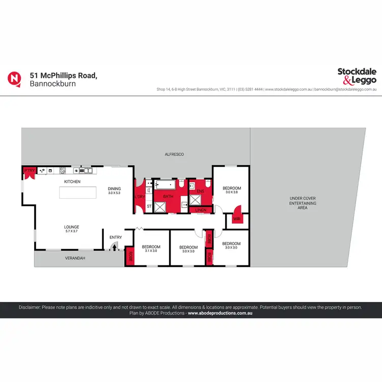 Floorplan of Homely house listing, 51 McPhillips Road, Bannockburn VIC 3331