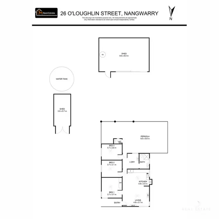 Floorplan of Homely house listing, 26 O'loughlin Street, Nangwarry SA 5277