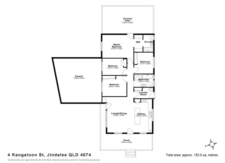 Floorplan of Homely house listing, 4 Kangaloon Street, Jindalee QLD 4074