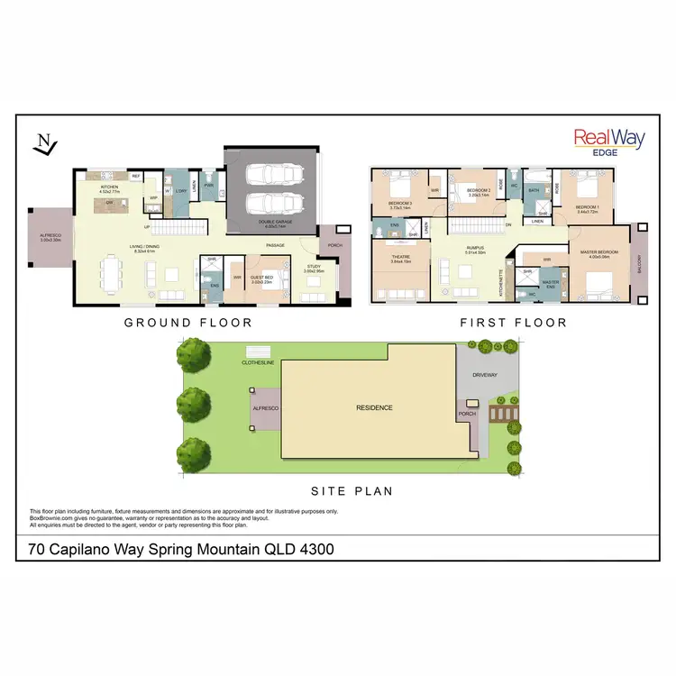 Floorplan of Homely house listing, 70 Capilano Way, Spring Mountain QLD 4300