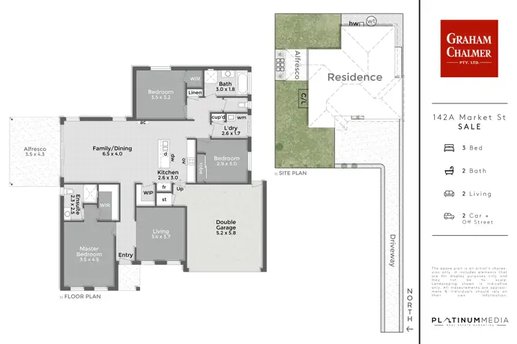 Floorplan of Homely house listing, 142a Market Street, Sale VIC 3850