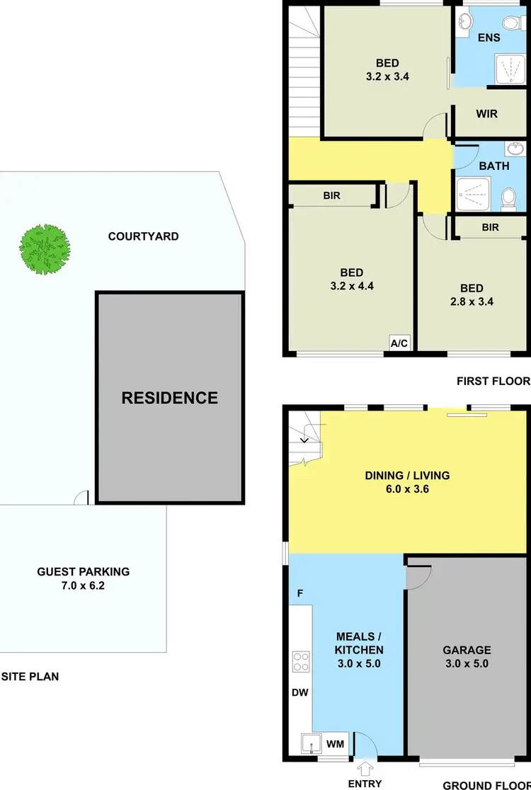 Floorplan of Homely apartment listing, 22/57 Clow Street, Dandenong VIC 3175