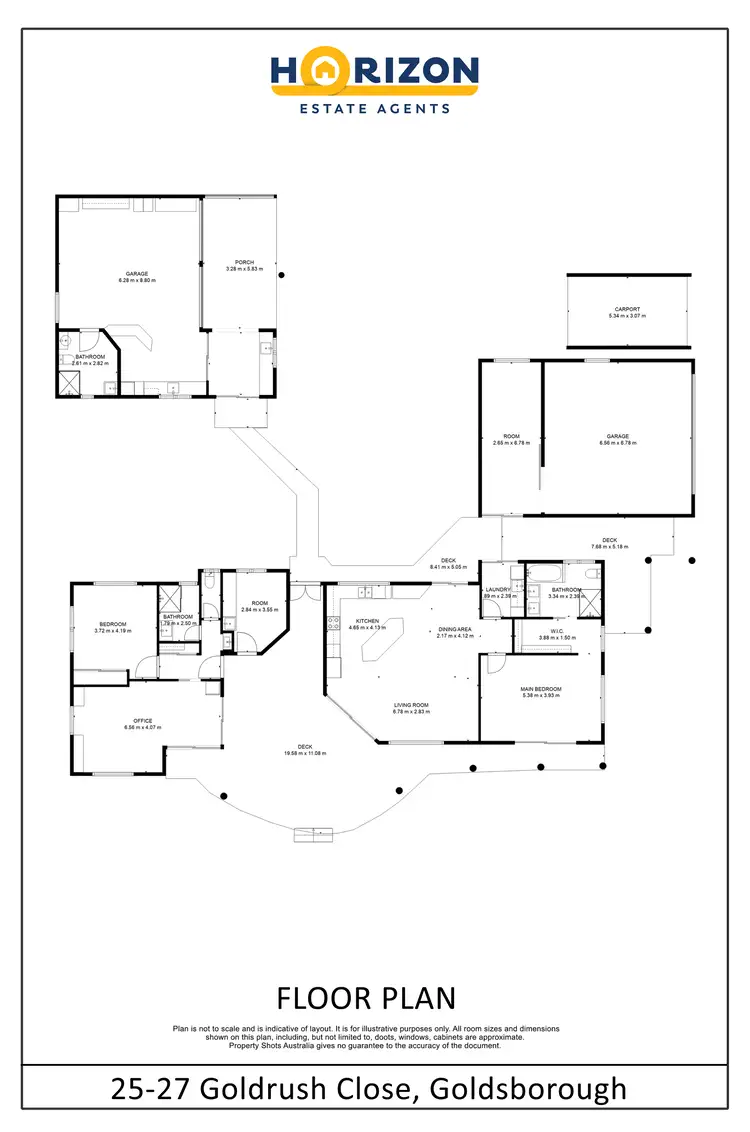 Floorplan of Homely house listing, 25-27 Goldrush Close, Goldsborough QLD 4865