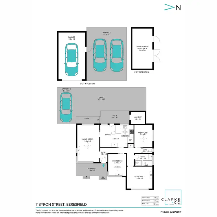 Floorplan of Homely house listing, 7 Byron Street, Beresfield NSW 2322