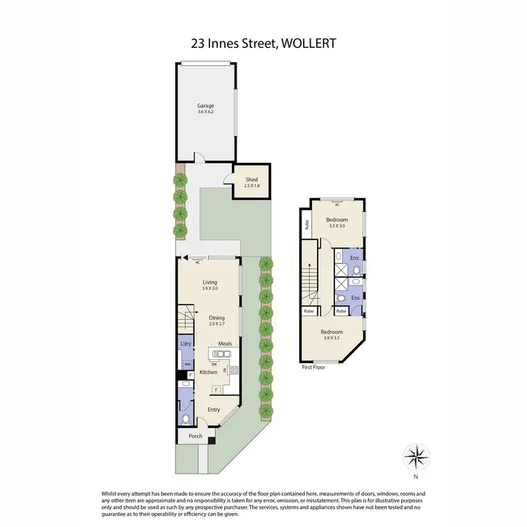 Floorplan of Homely townhouse listing, 23 Innes Street, Wollert VIC 3750