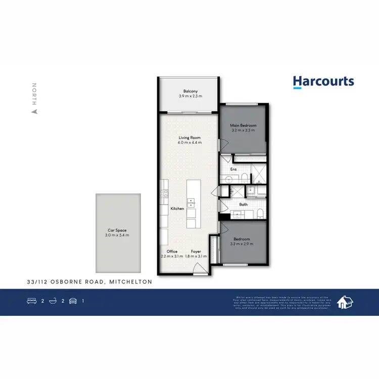 Floorplan of Homely unit listing, 33/112 Osborne Road, Mitchelton QLD 4053