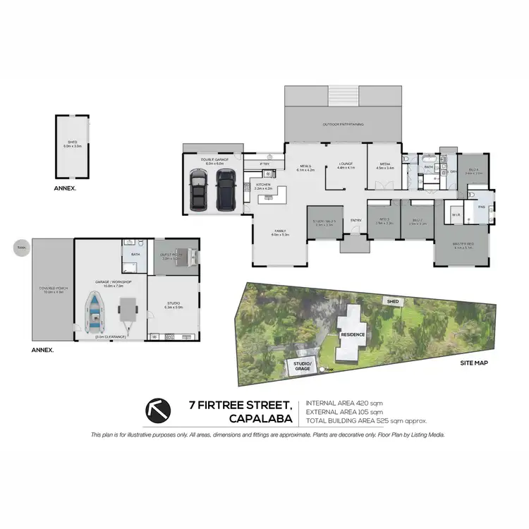 Floorplan of Homely house listing, 7 Firtree Street, Capalaba QLD 4157