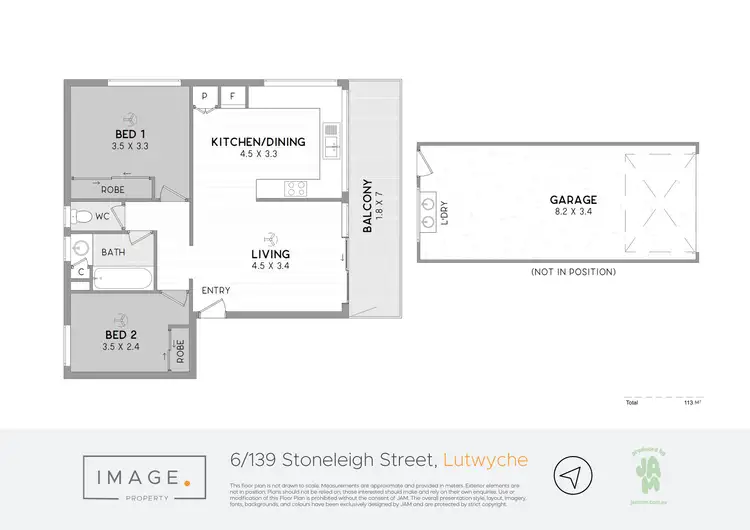 Floorplan of Homely unit listing, 6/139 Stoneleigh Street, Lutwyche QLD 4030