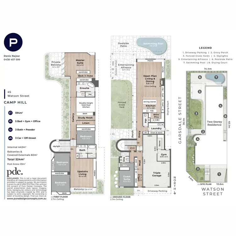 Floorplan of Homely house listing, 45 Watson Street, Camp Hill QLD 4152