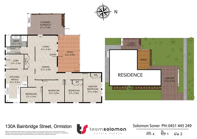 Floorplan of Homely house listing, 130a Bainbridge Street, Ormiston QLD 4160