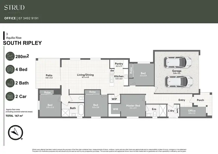 Floorplan of Homely house listing, 3 Aquilla Rise, South Ripley QLD 4306